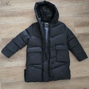 Zara Kids Charcoal Puffer Jacket